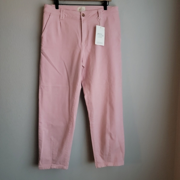 Sezane Manu Trousers in Pink size 42 NWT - Picture 7 of 12